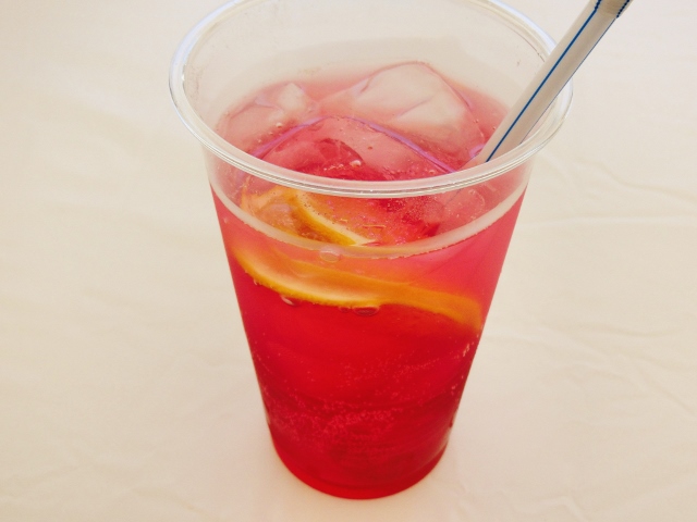 奥会津麺ズフェスティバル　赤しそジュース